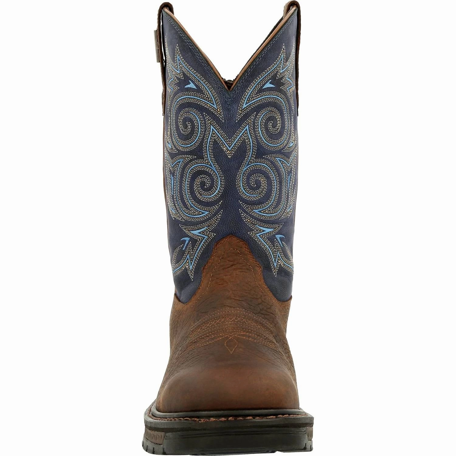 Men's Carbo-Tec Lt Waterproof Pull On Boot In Brown/blue