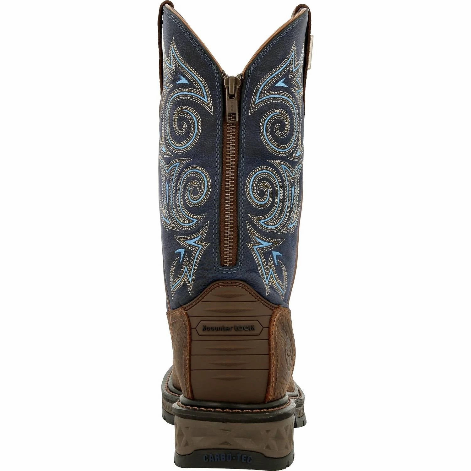 Men's Carbo-Tec Lt Waterproof Pull On Boot In Brown/blue