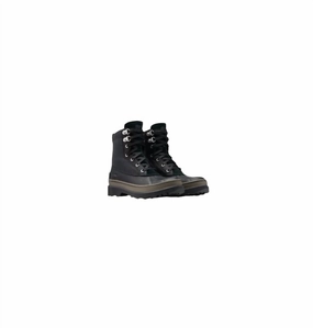Men's Caribou Storm Waterproof Fashion Boots In Black, Mud Mens Winter & Rain Boots clearance