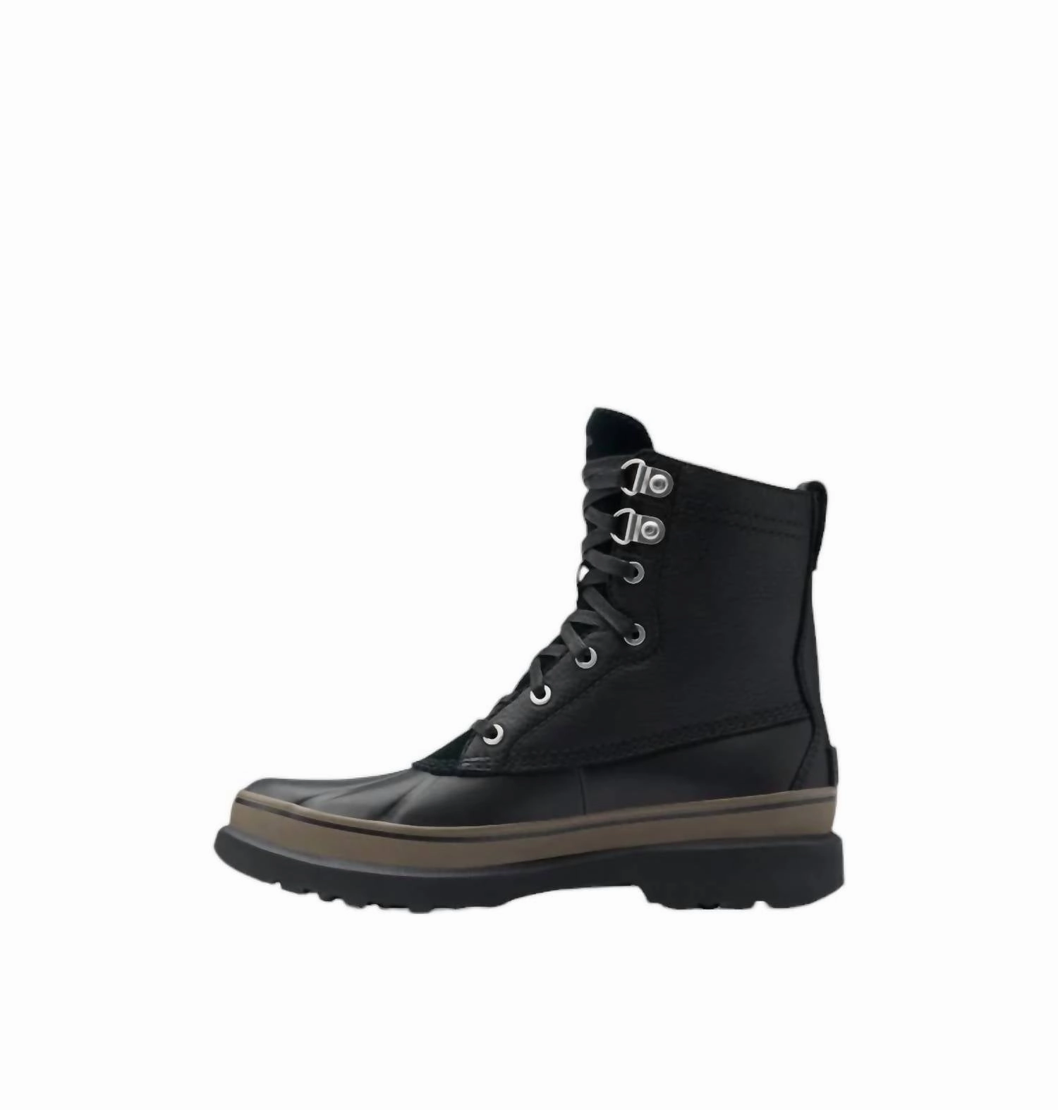 Men's Caribou Storm Waterproof Fashion Boots In Black, Mud
