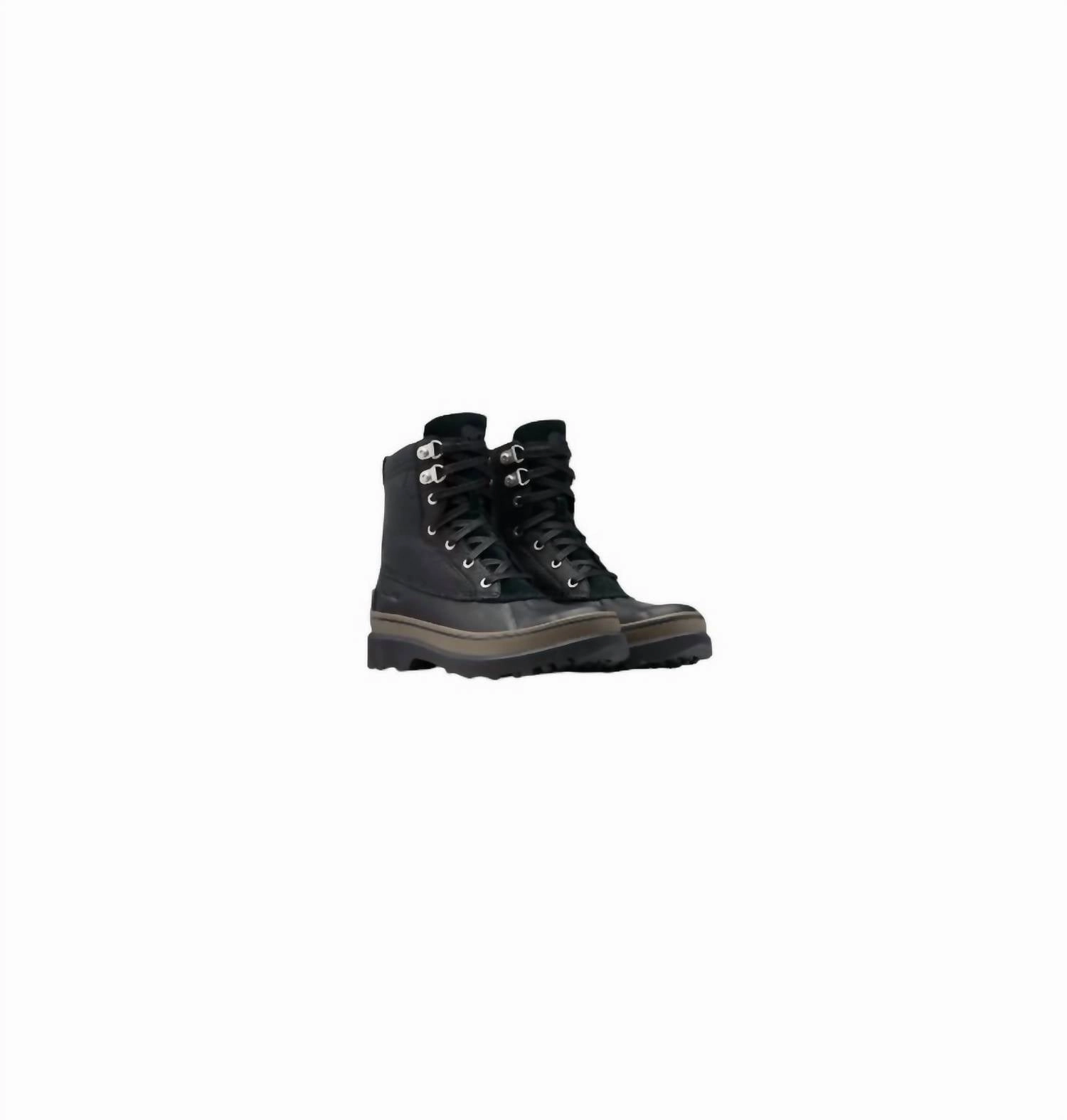 Men's Caribou Storm Waterproof Fashion Boots In Black, Mud Mens Winter & Rain Boots clearance