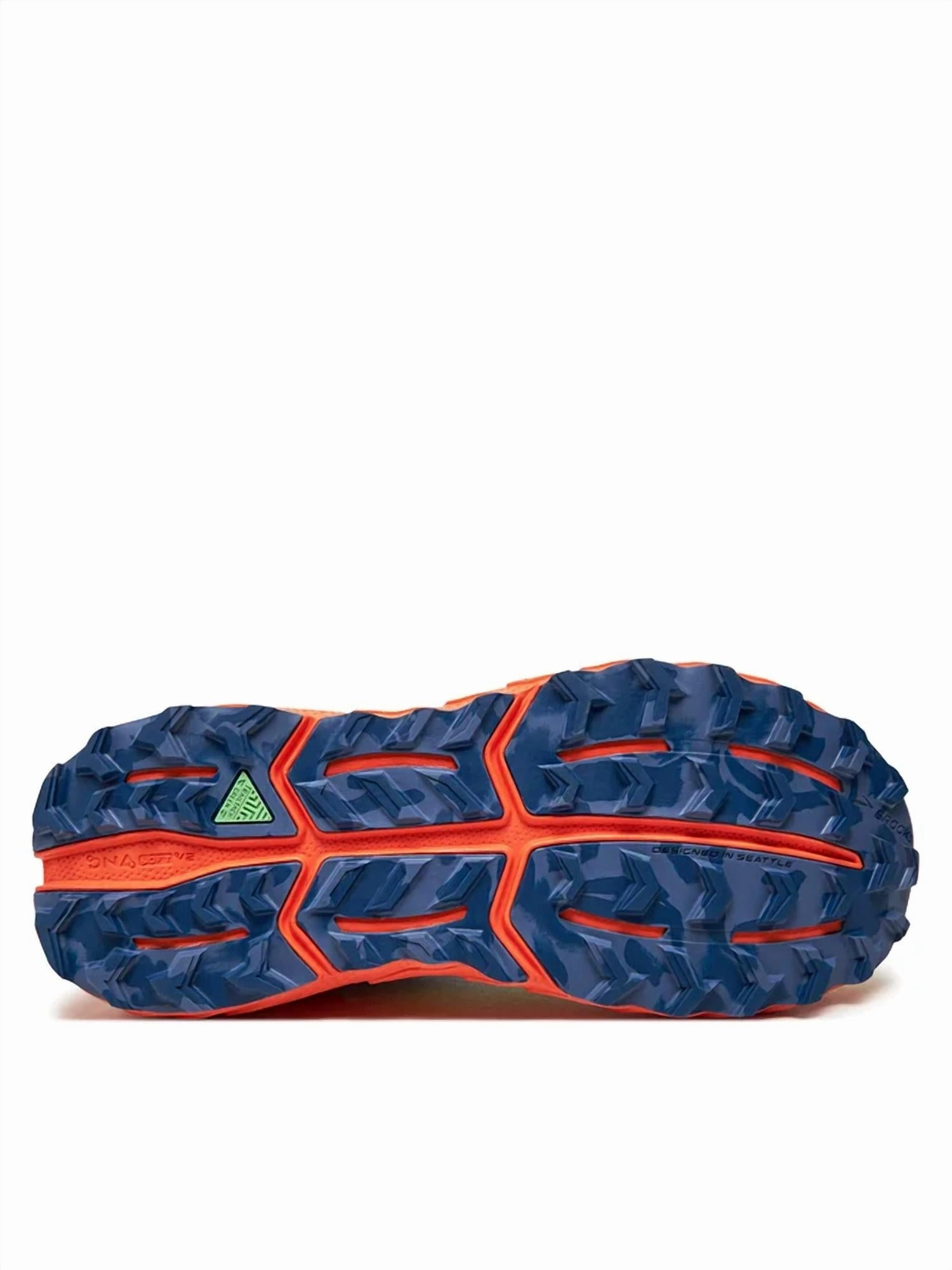 Men's Cascadia 17 Trail Running Shoes In Sharp Green/navy/firecracker