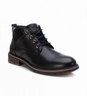 Men's Casual Ankle Boots In Black Mens Chukka Boots outlet deals