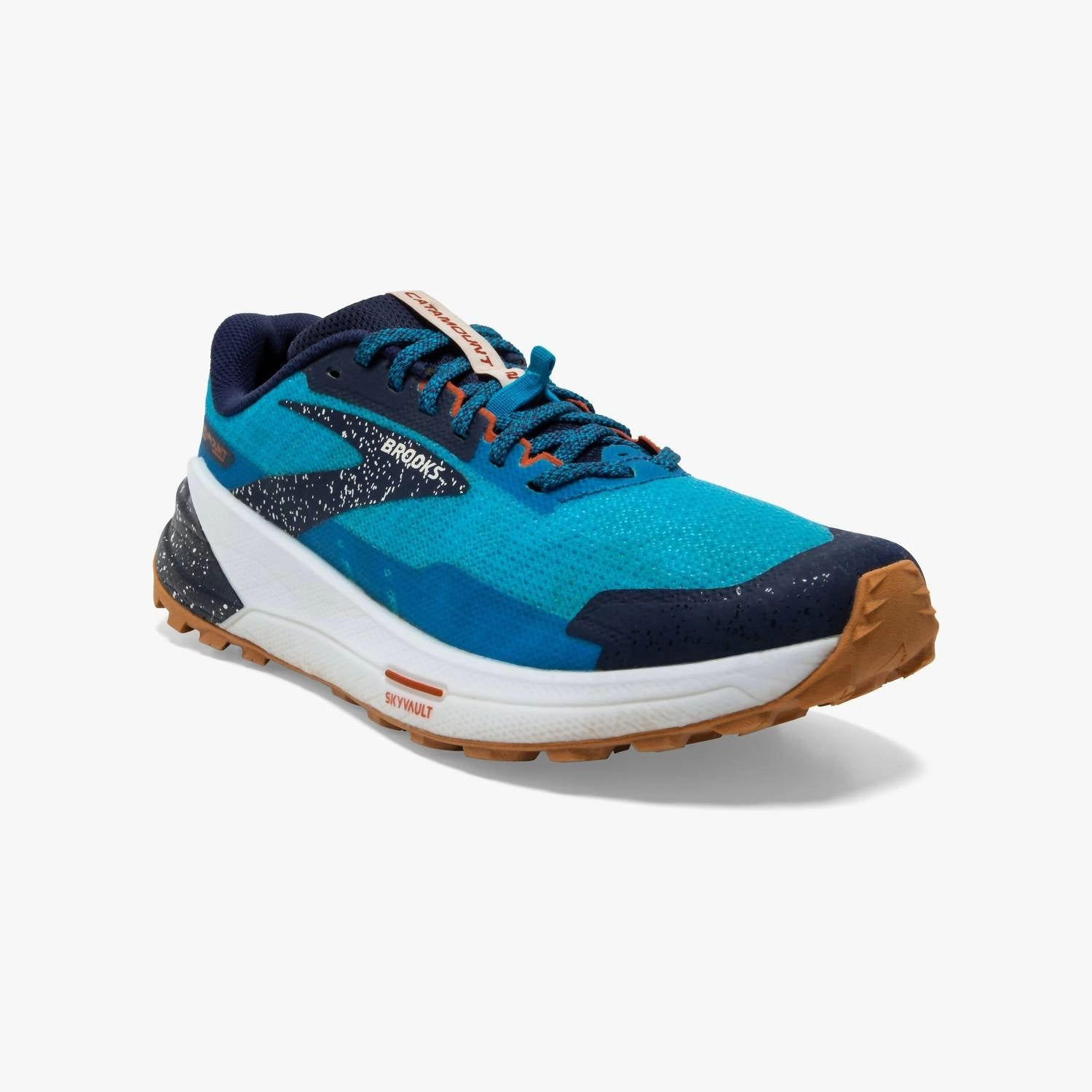 Men's Catamount 2 Trail Running Shoes In Peacoat/atomic Blue/rooibos