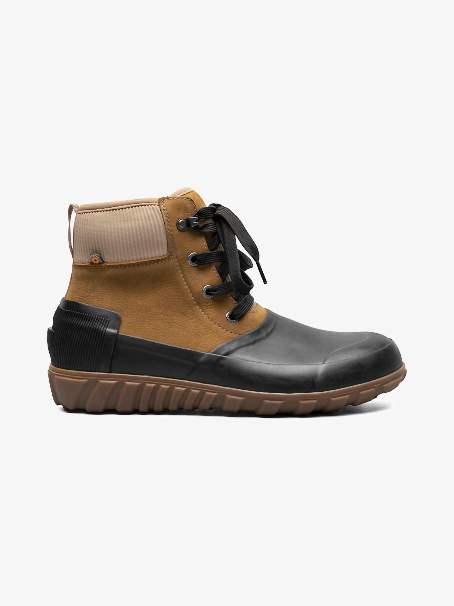 Men's Classic Casual Rain Boots In Cognac Multi