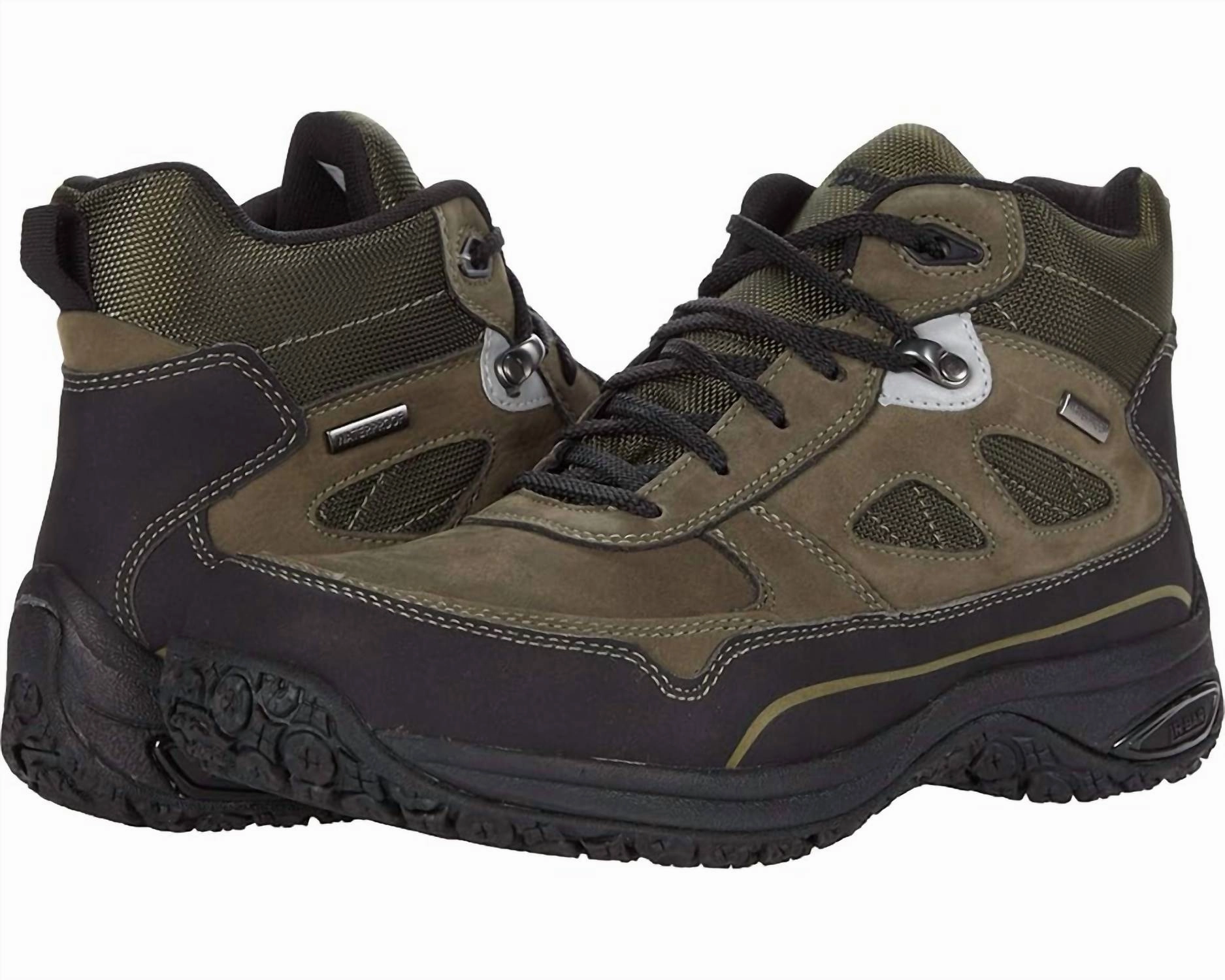 Men's Cloud Plus Mid Ii Nubuck Boots In Olive Mens Winter & Rain Boots clearance