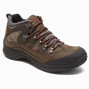 Men's Cloud Waterproof Hiker Boots In Brown Sale on Mens Chukka Footwear