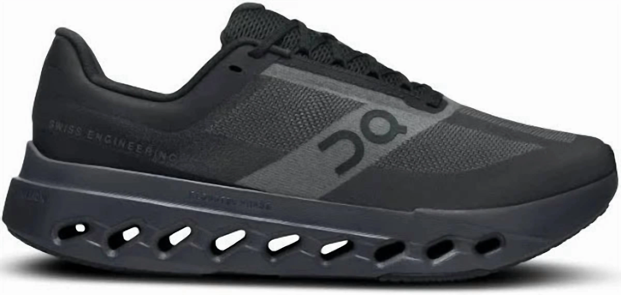 Men's Cloudsurfer Next Running Shoes In Black/ Eclipse