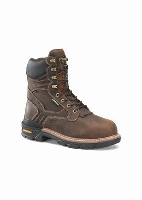 Men's Contestor 8" Insulated Work Boots In Brown Cheap Mens Boots & Chukkas