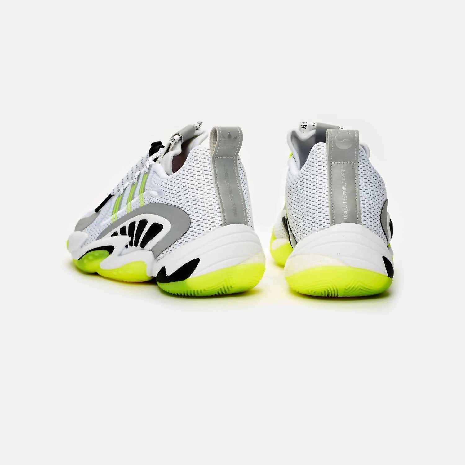 Men's Crazy Byw X 2.0 Ubiq Shoes In White/solar Yellow/core Black