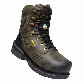 Men's Csa Philadelphia 8" Composite Toe Insulated Work Boots In Cascade Brown/black Cheap Mens Boots & Chukkas