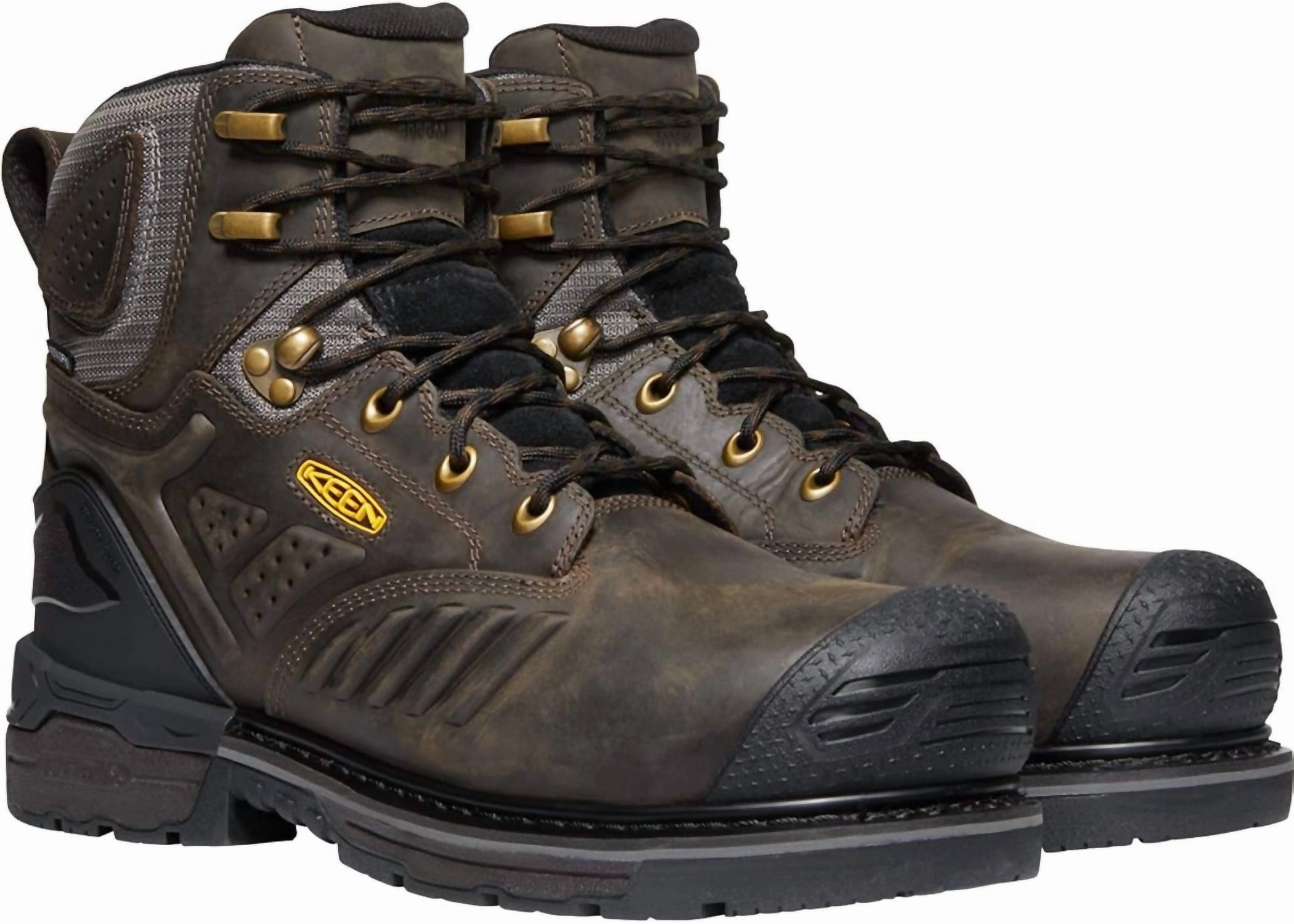 Men's Csa Philadelphia 8" Composite Toe Insulated Work Boots In Cascade Brown/black