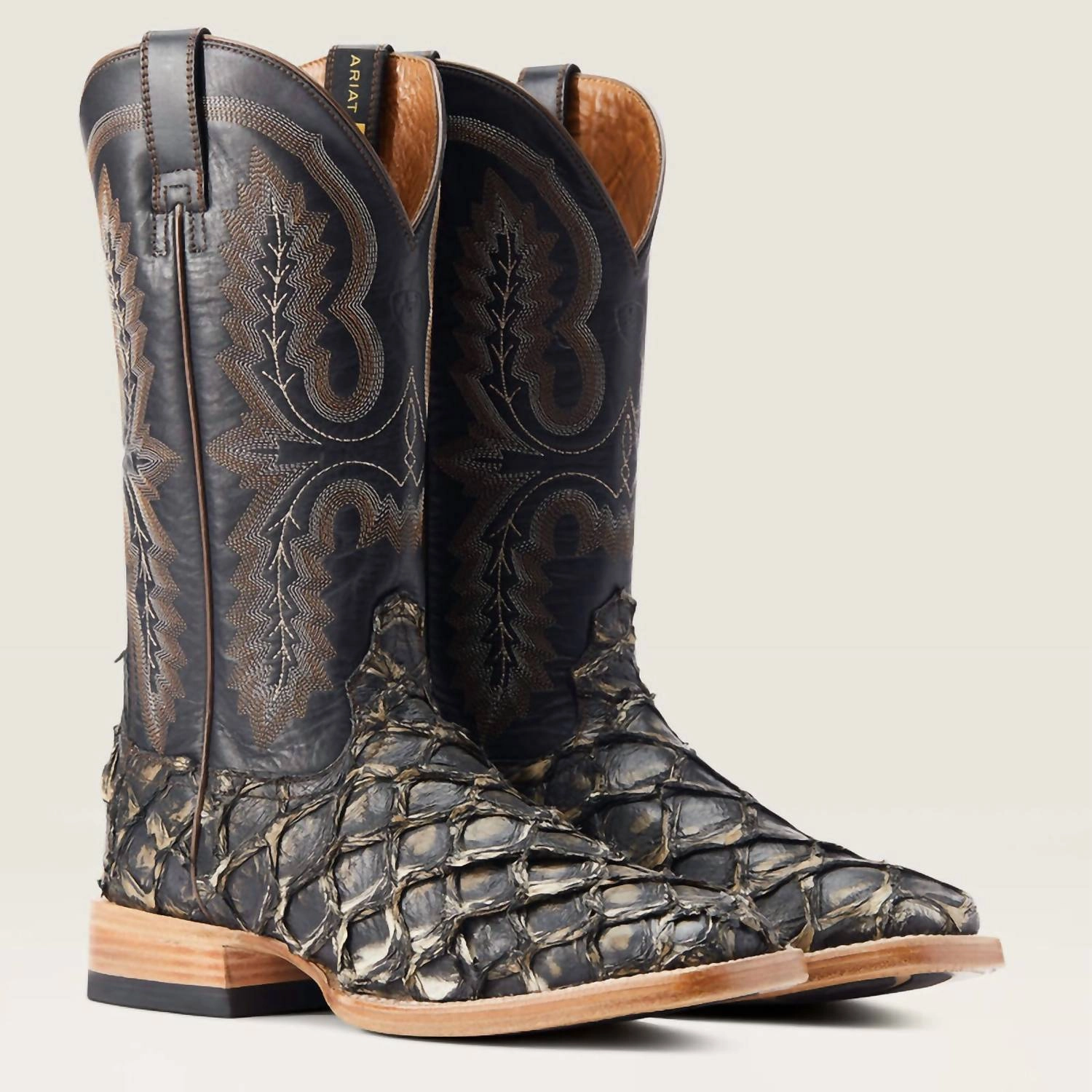 Men's Deep Water Western Boot In Black Cheap Mens Boots & Chukkas