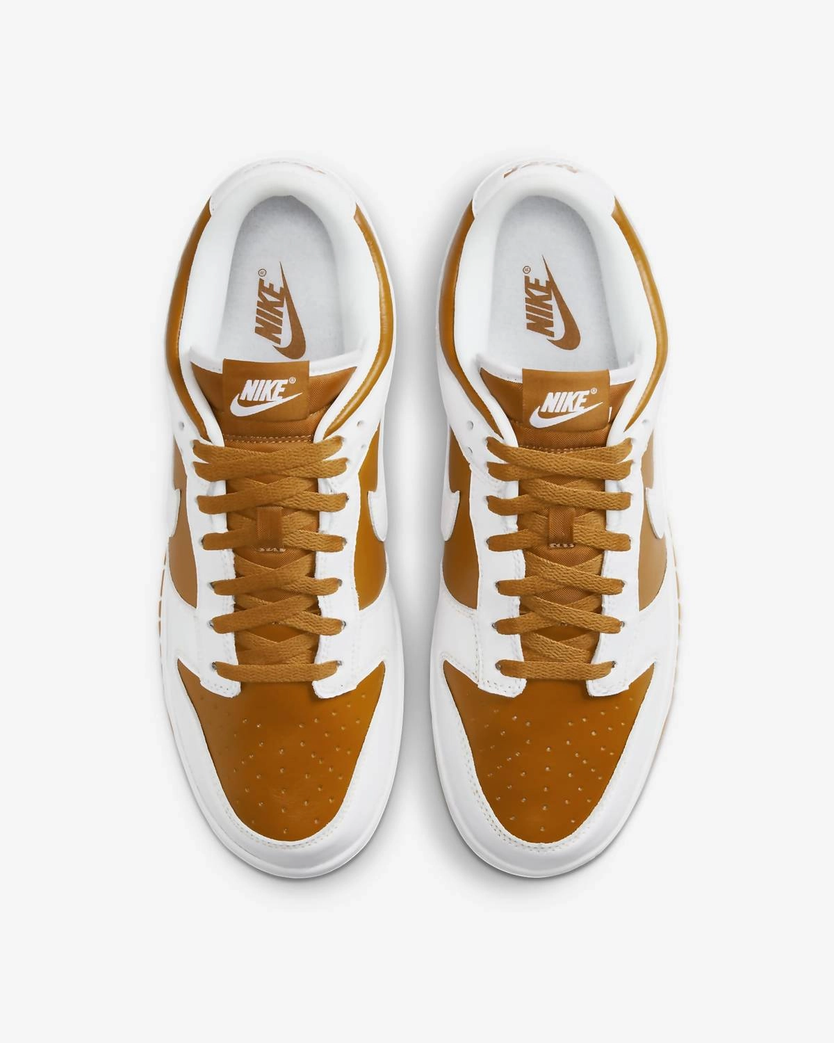 Men's Dunk Low Shoes In Dark Curry/white