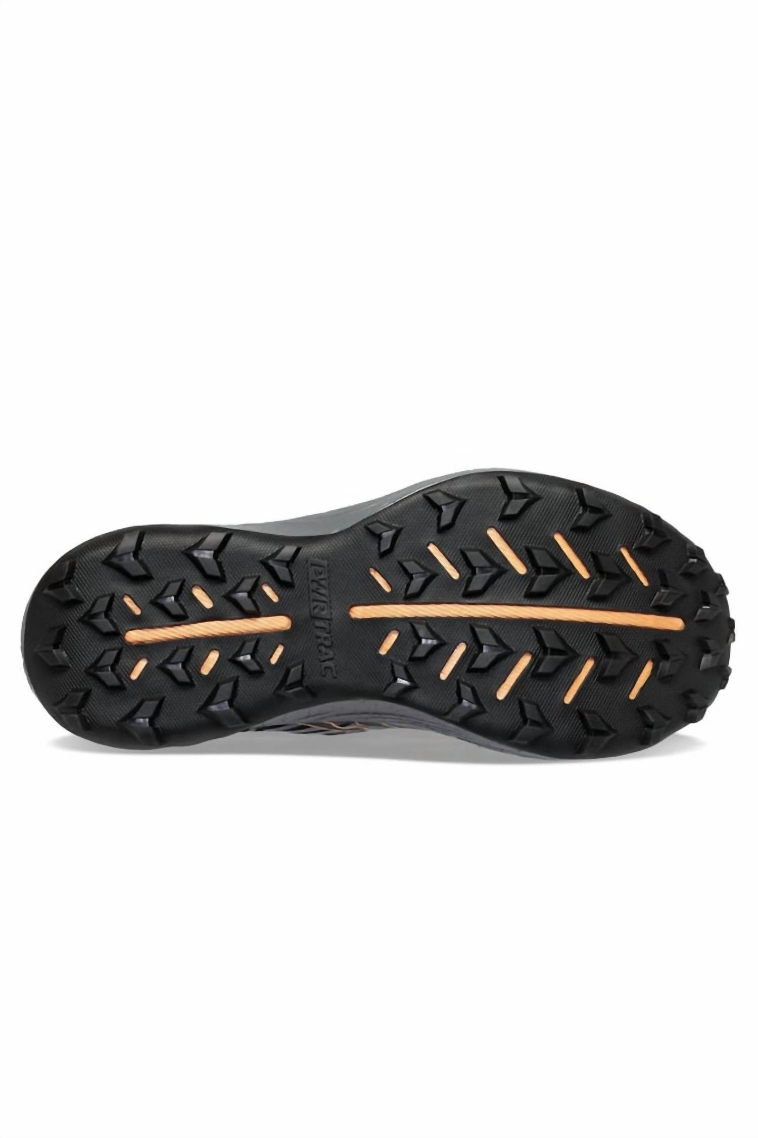 Men's Endorphin Edge Trail Running Shoes In Black/gold