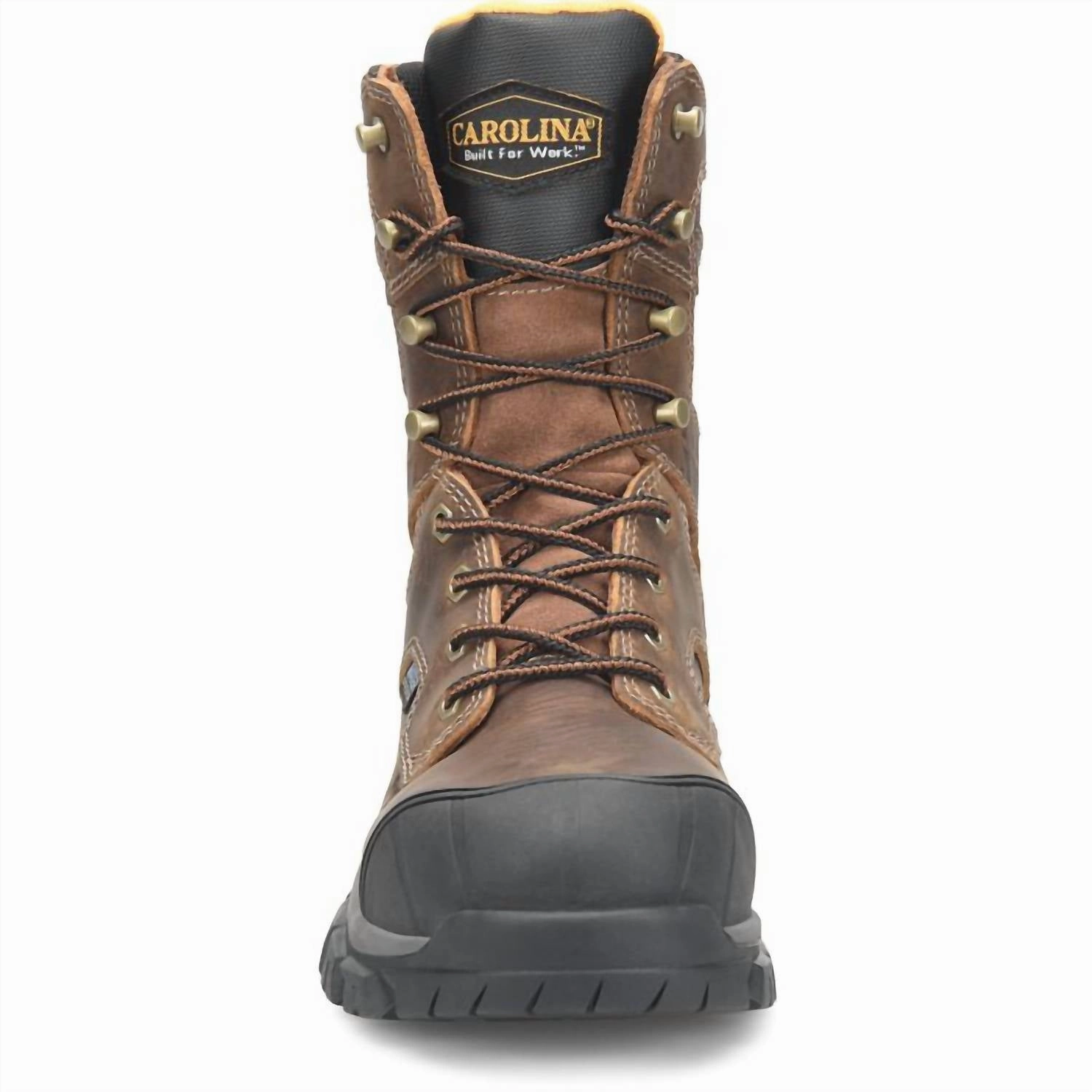 Men's Falcon 8" Steel Toe Work Boots In Brown