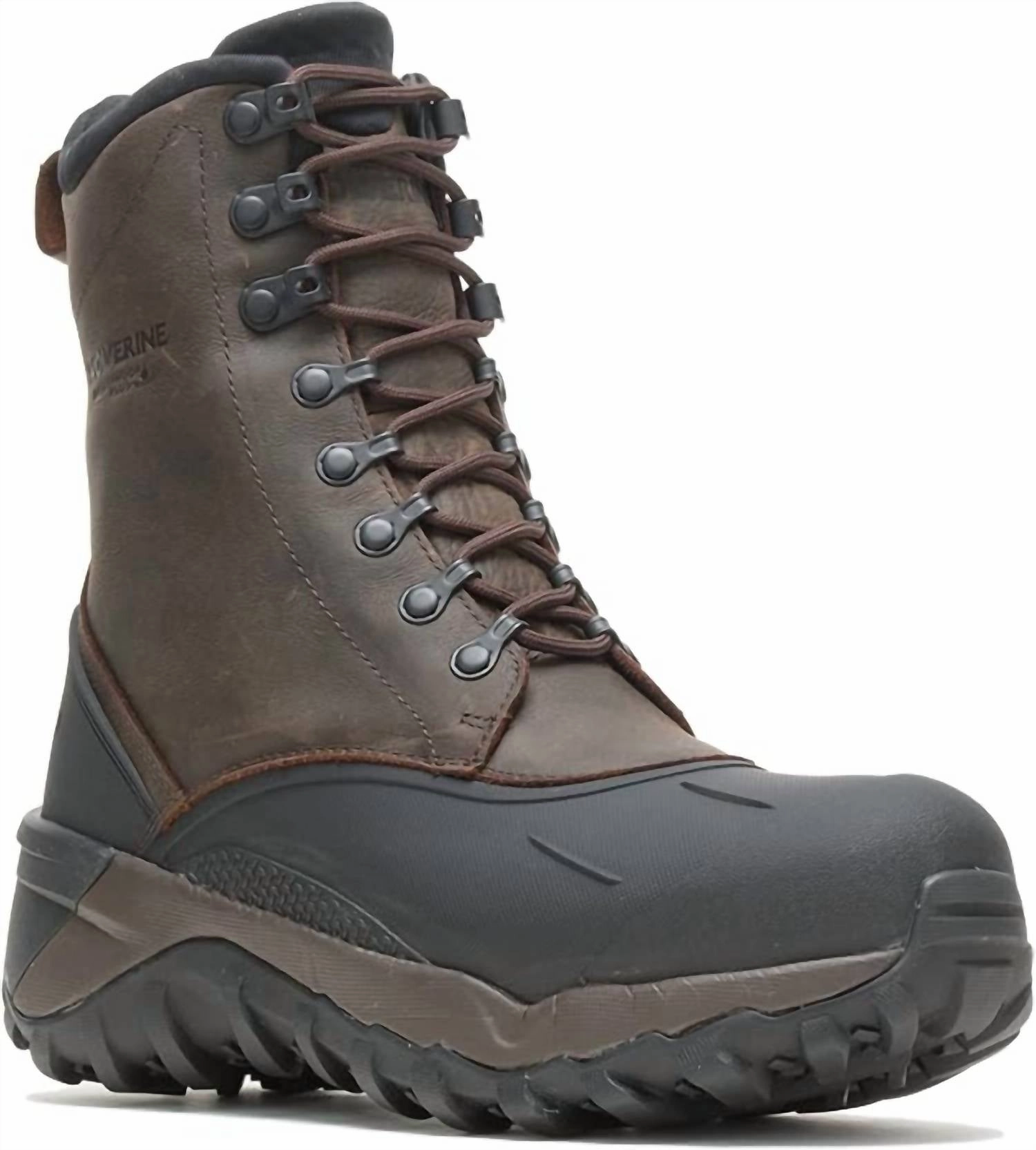 Men's Frost Tall Waterproof Snow Boots In Brown