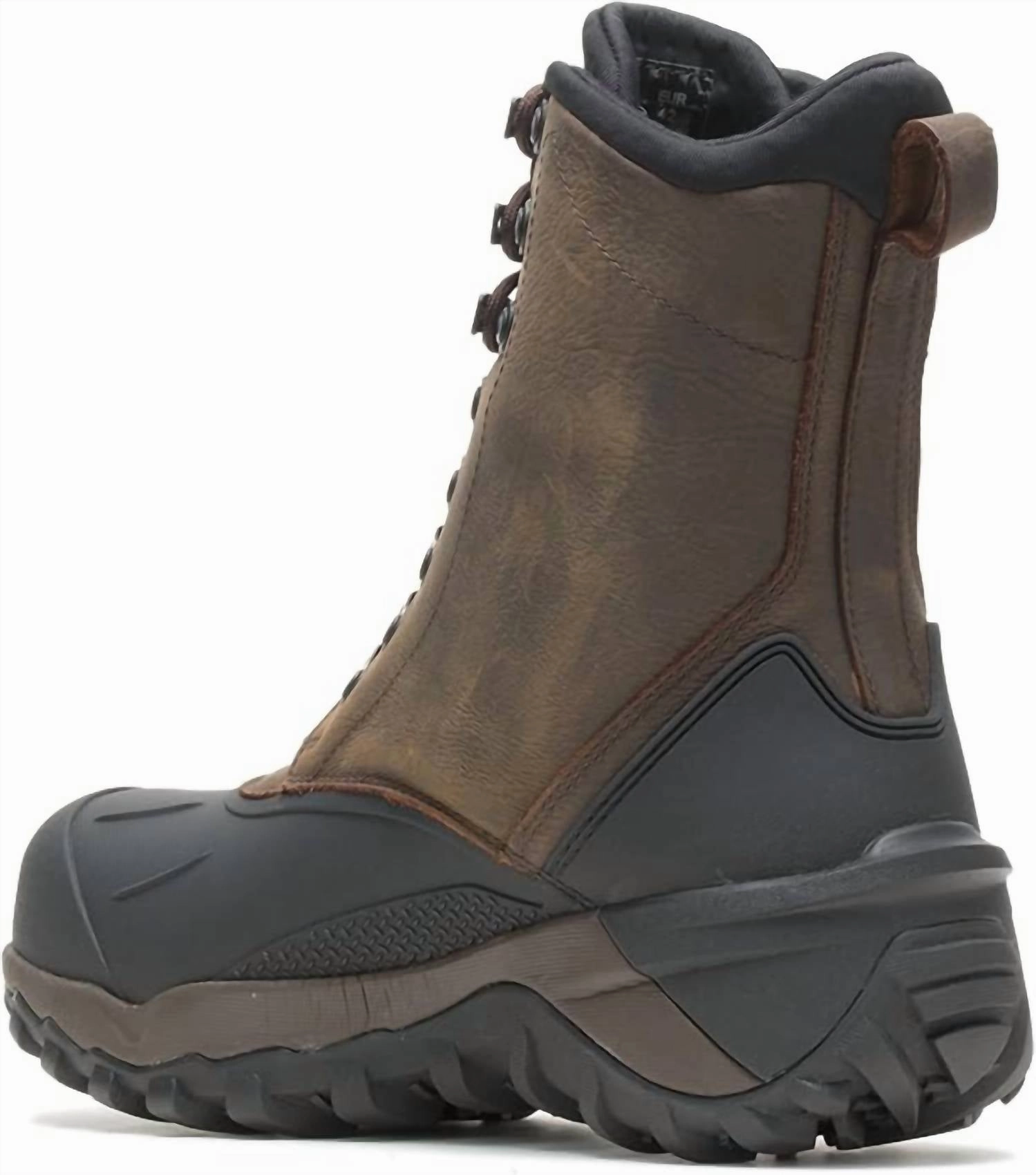 Men's Frost Tall Waterproof Snow Boots In Brown