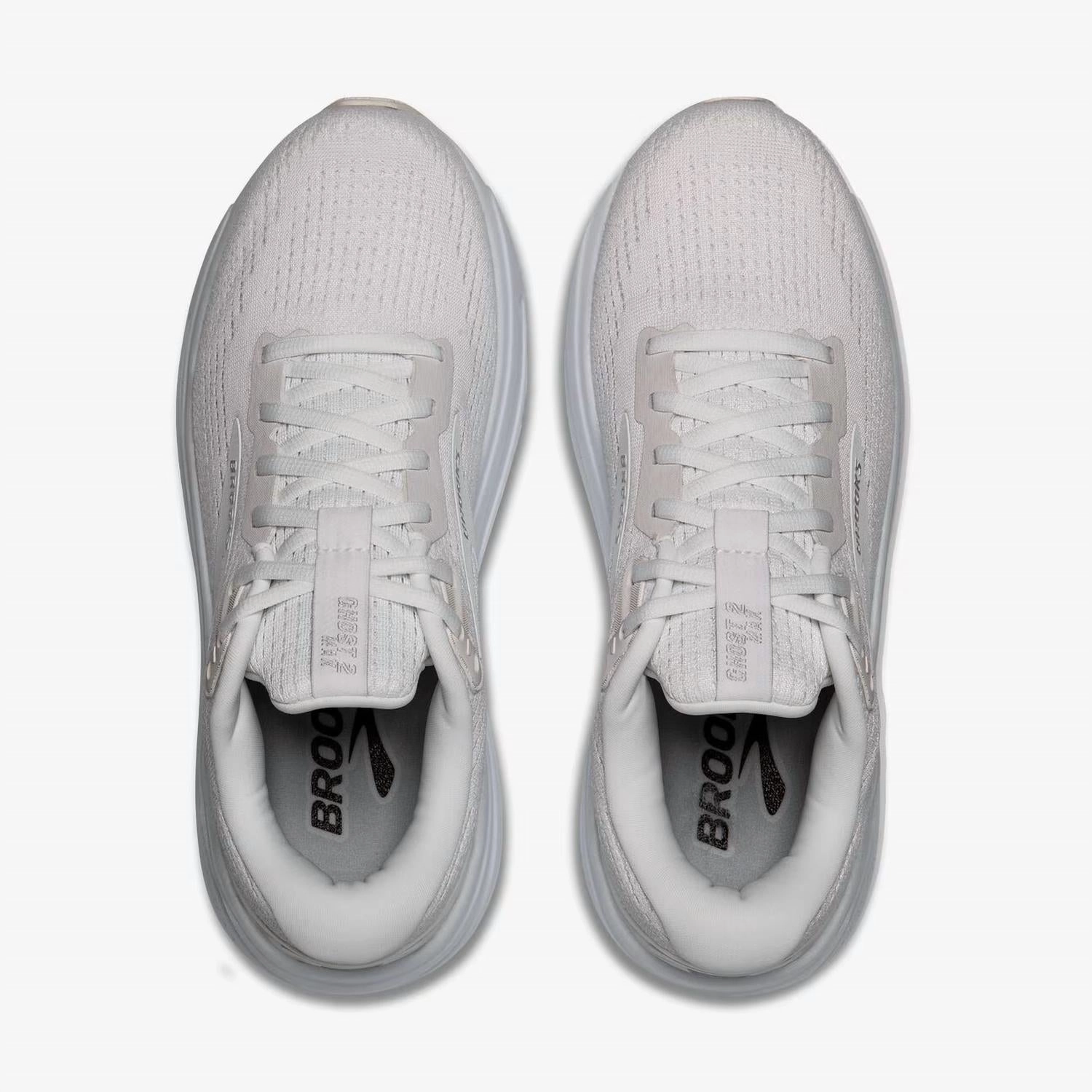 Men's Ghost Max 2 Road Running Shoes In Bright White