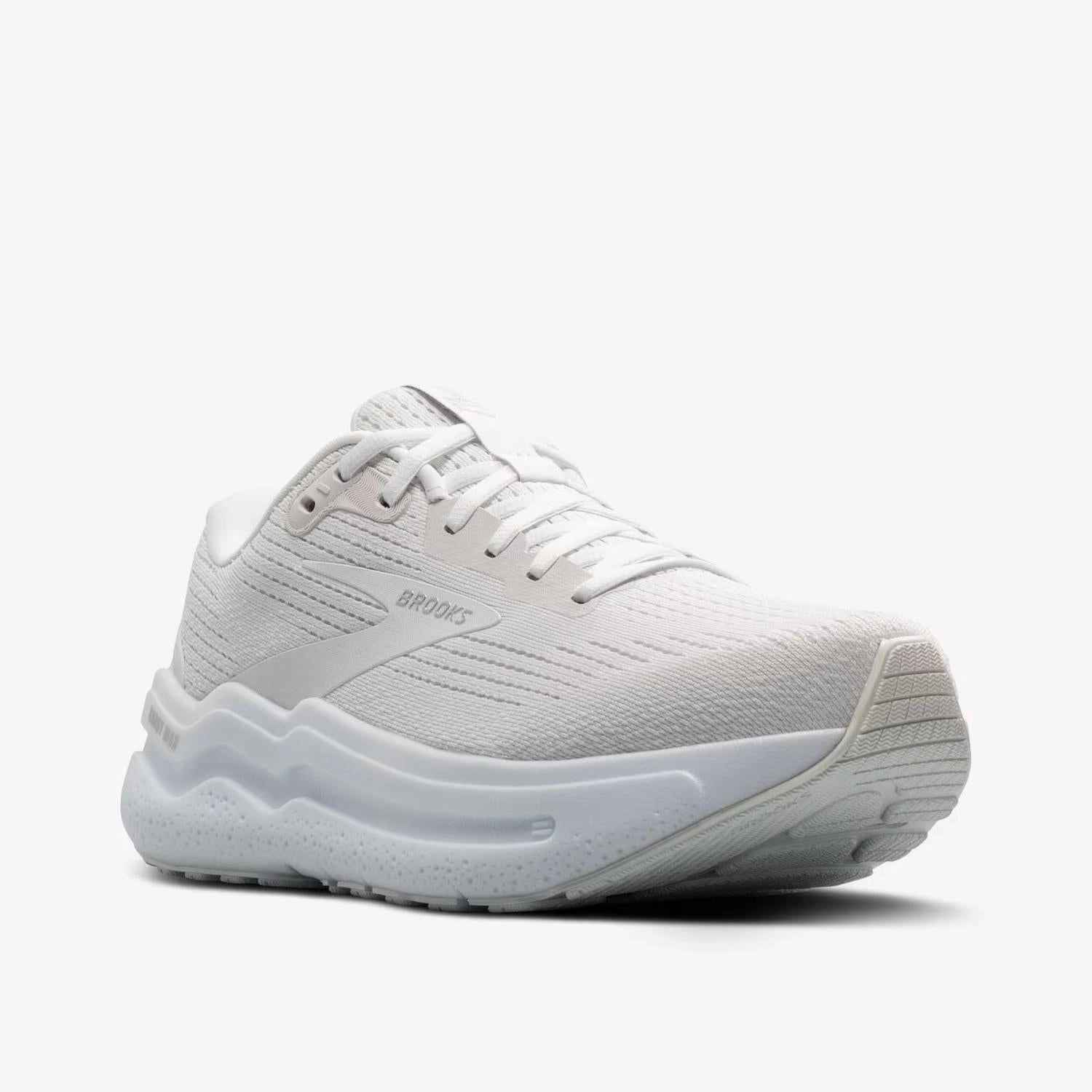 Men's Ghost Max 2 Road Running Shoes In Bright White Mens Athletic Shoes clearance sale