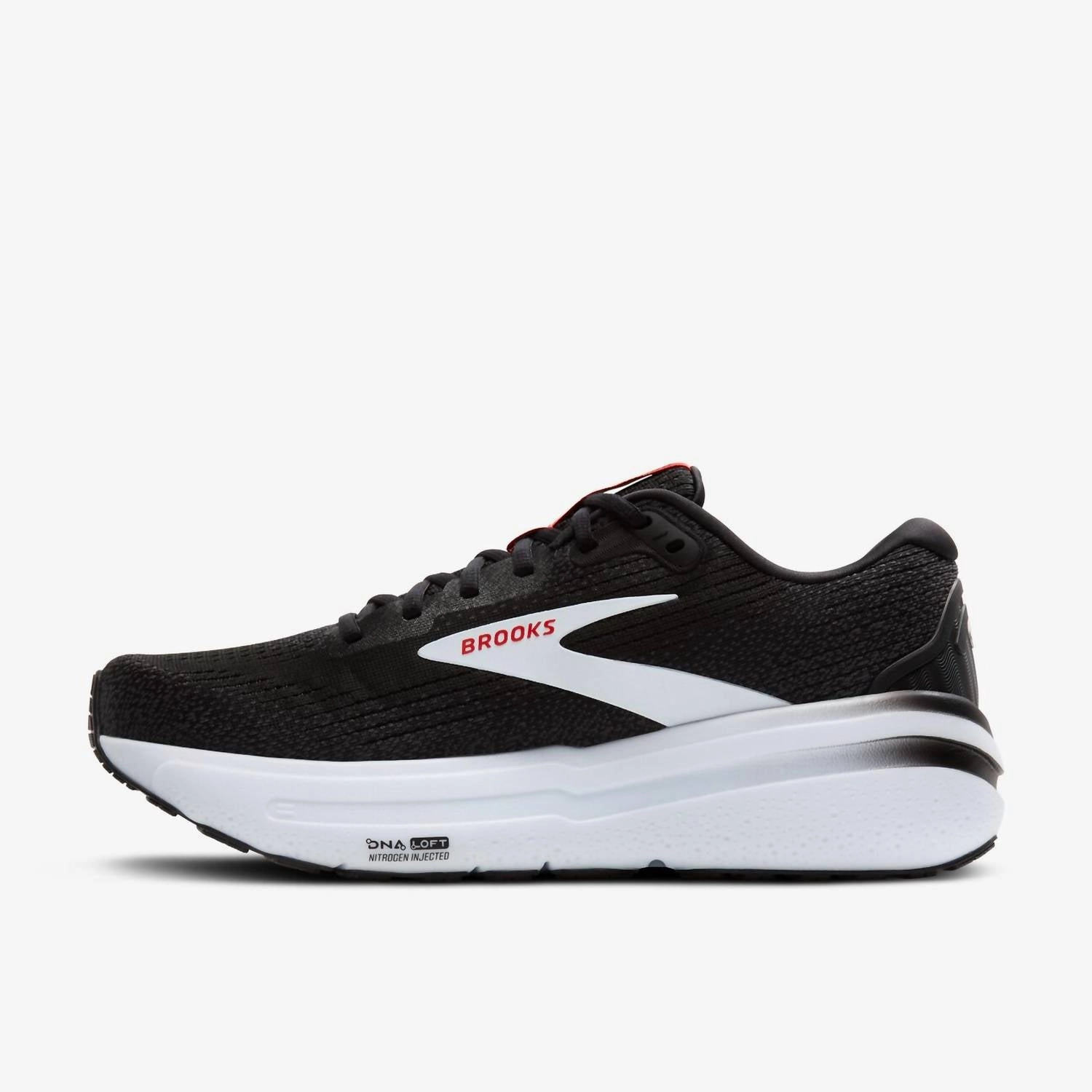 Men's Ghost Max 2 Shoes In 027 - Black/white/fiery Red