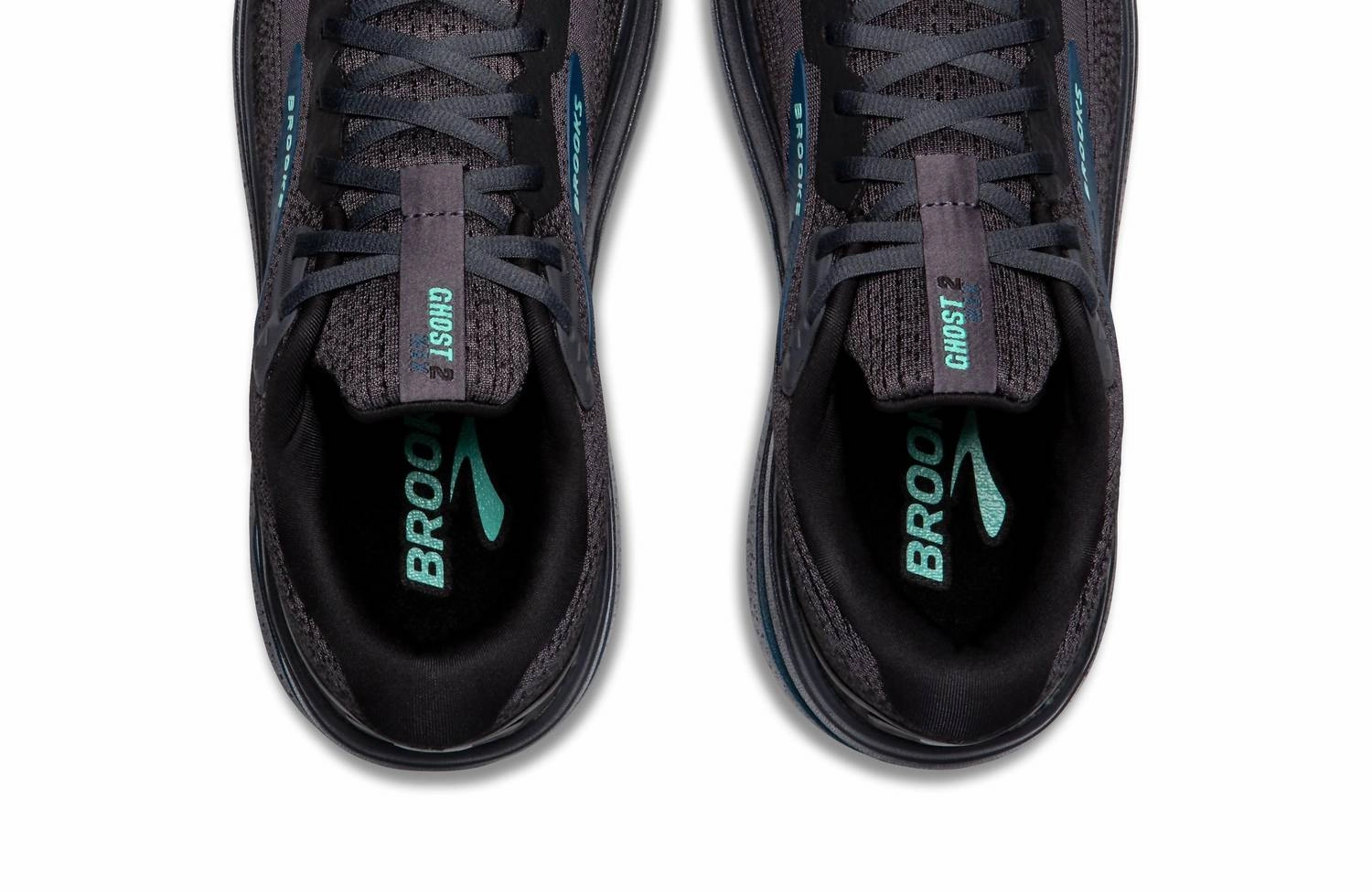 Men's Ghost Max V2 Athletic Shoes In Ebony