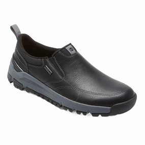 Men's Glastonbury Waterproof Slip-On Shoe - Medium In Black Cheap Mens Athletic Sneakers