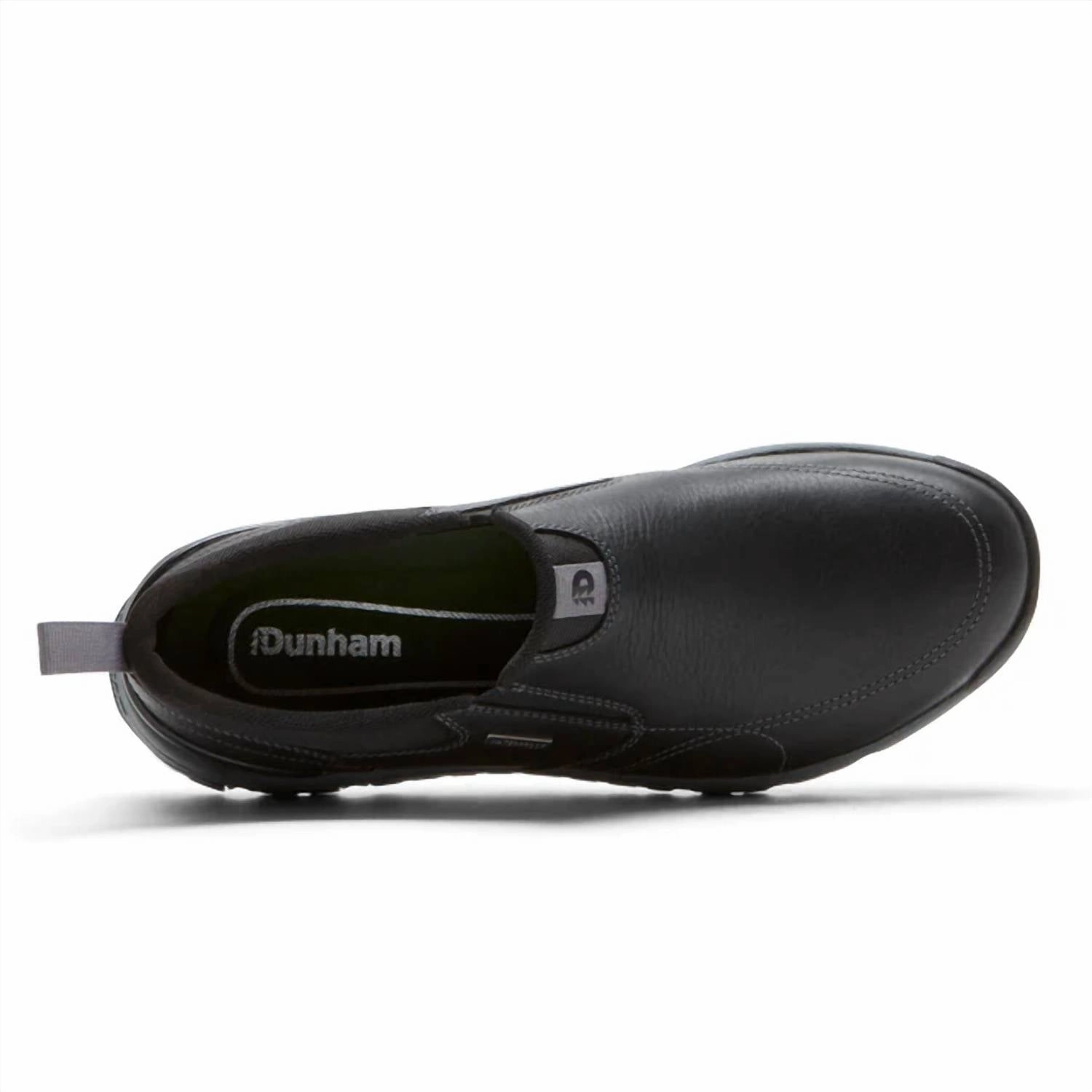 Men's Glastonbury Waterproof Slip-On Shoe - Medium In Black