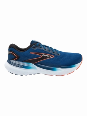 Men's Glycerin Gts 21 Shoes In Blue Opal/black/nasturtium Cheap Mens Athletic Sneakers