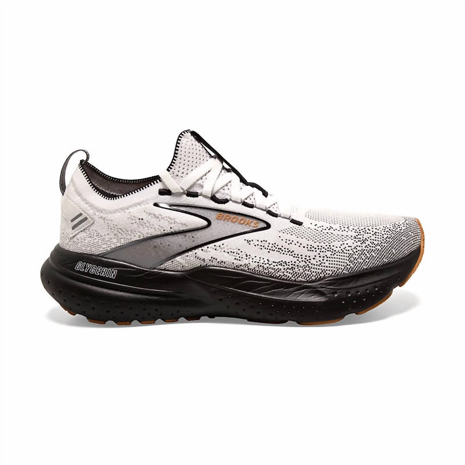 Men's Glycerin Stealthfit Gts 21 Shoes In White/grey/black