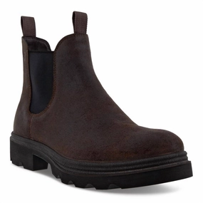 Men's Grainer Chelsea Boot In Coffee Mens Chukka Boots outlet deals