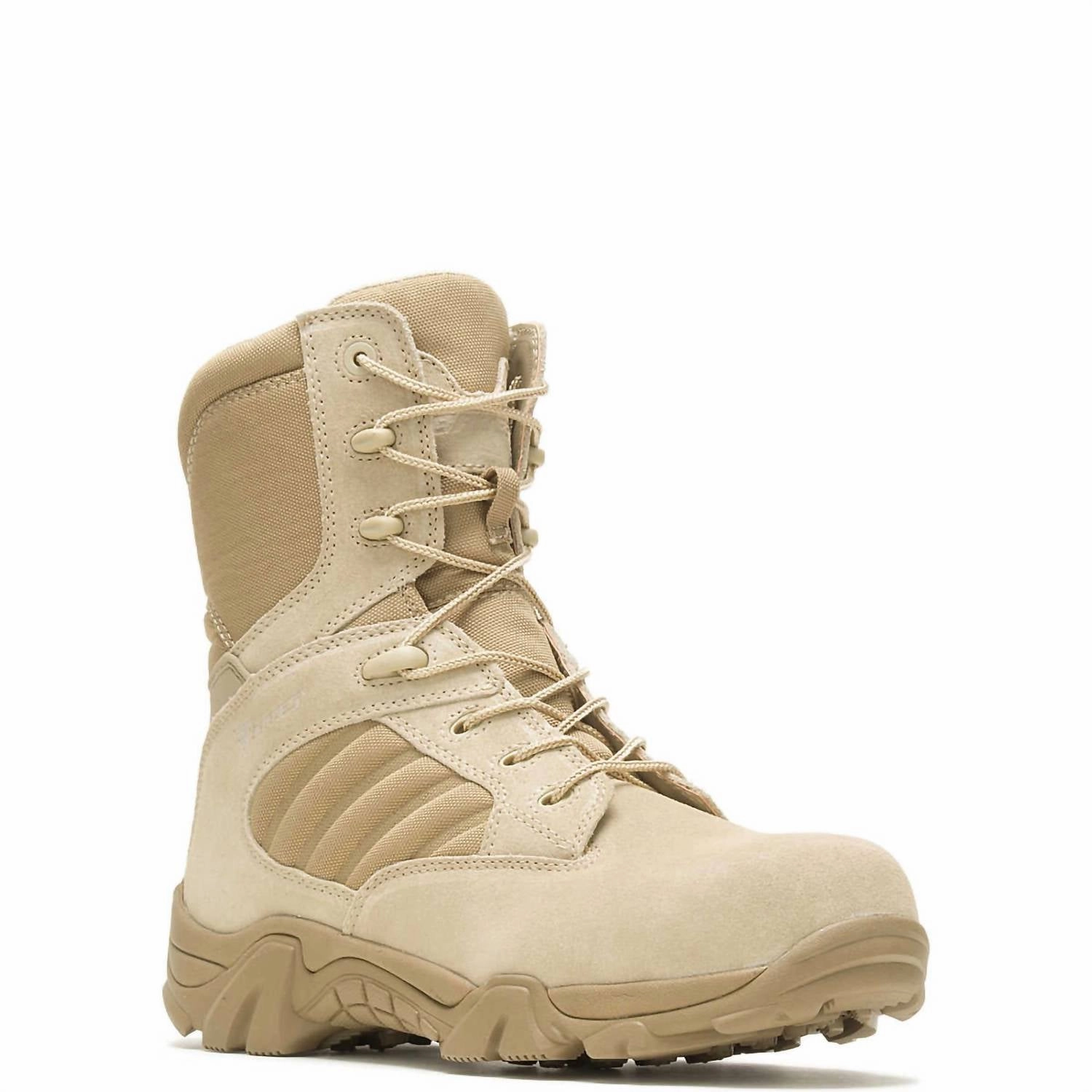 Men's Gx-8 Composite Toe Side Zip Boot - Extra Wide Width In Desert Tan