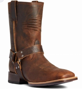 Men's Harness Patriot Ultra Western Boots In Brown Cheap Mens Boots & Chukkas