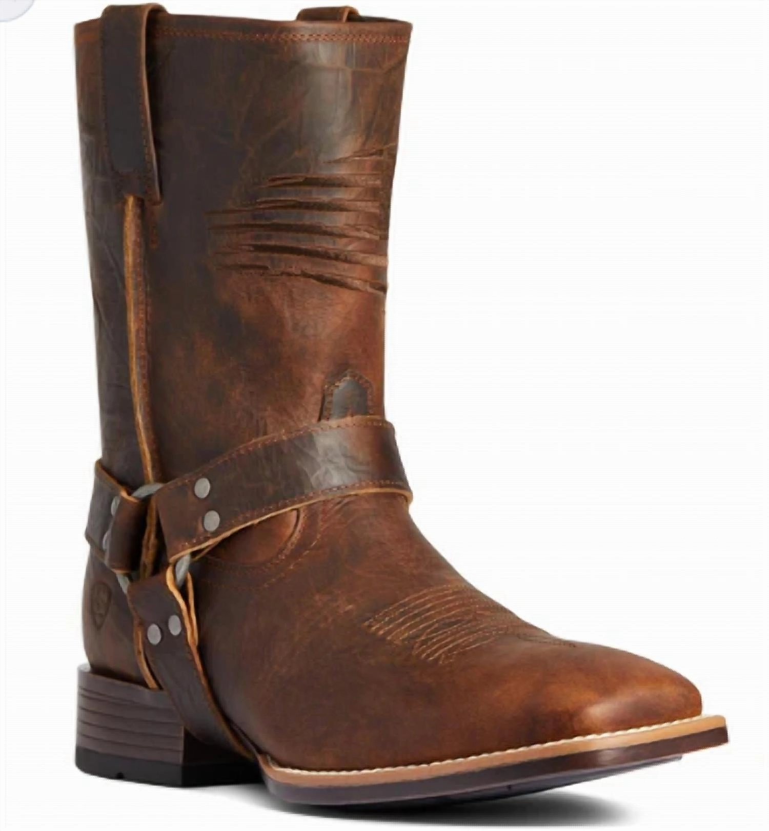 Men's Harness Patriot Ultra Western Boots In Brown Cheap Mens Boots & Chukkas