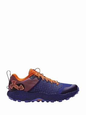 Men's Hovr Ds Ridge Running Shoes - Medium Width In Blue, Orange Cheap Mens Athletic Sneakers