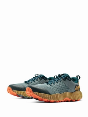 Men's Hovr Ridge Trail Running Shoes -Medium Width In Green, Yellow Cheap Mens Athletic Sneakers