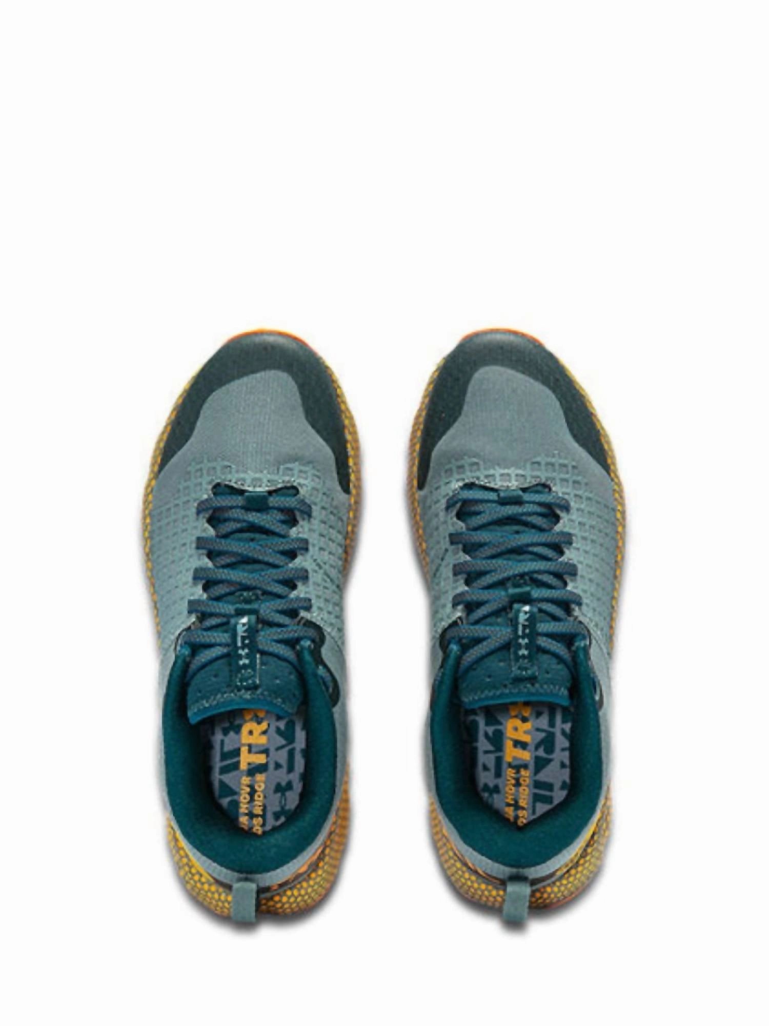 Men's Hovr Ridge Trail Running Shoes -Medium Width In Green, Yellow