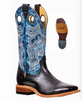 Men's Hybrid Sole Boot In Black/cobalt Buy Mens Chukkas online shop