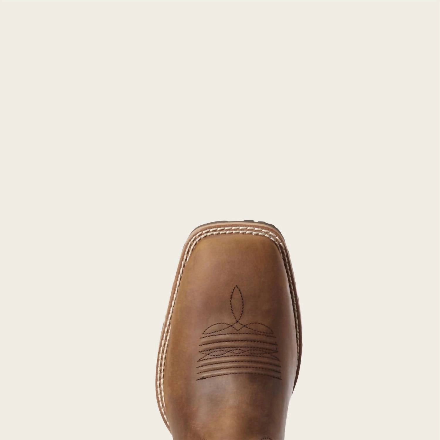 Men's Hybrid Venttek Western Square Toe Boot In Distressed Tan