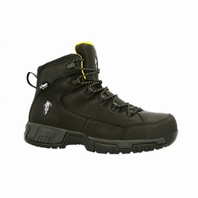 Men's Hydroedge Internal Metatarsal Alloy Toe Waterproof Hiker - Medium Width In Black Mens Chukka Boots outlet deals
