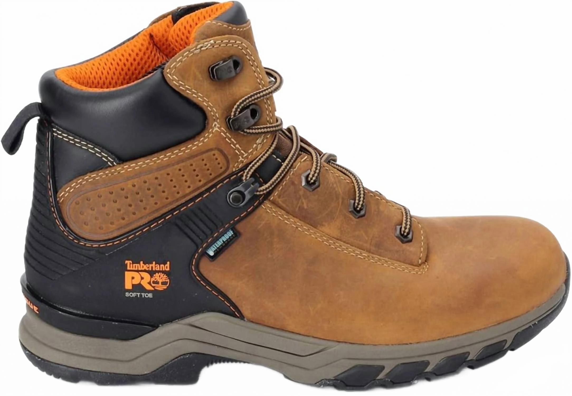 Men's Hypercharge 6" Waterproof Industrial Work Boot In Brown