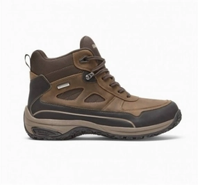 Men's Ludlow Cloud Plus Mid Ii Waterproof Shoes In Brown Cheap Mens Athletic Sneakers