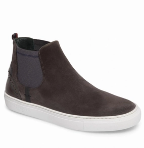 Men's Lykeen Chelsea Boot In Grey Suede Mens Chukka Boots outlet deals