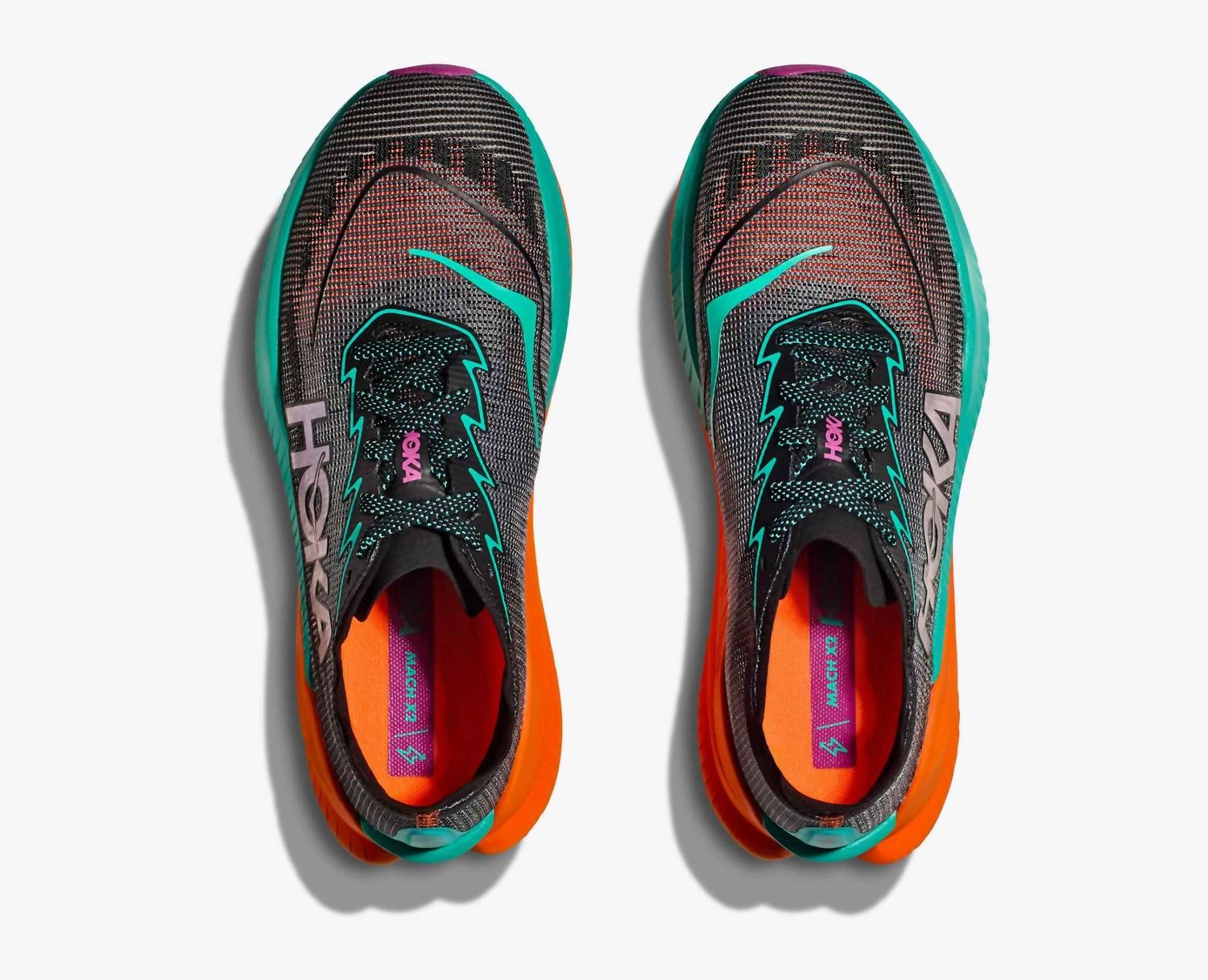 Men's Mach X 2 Sneaker In Black / Electric Aqua
