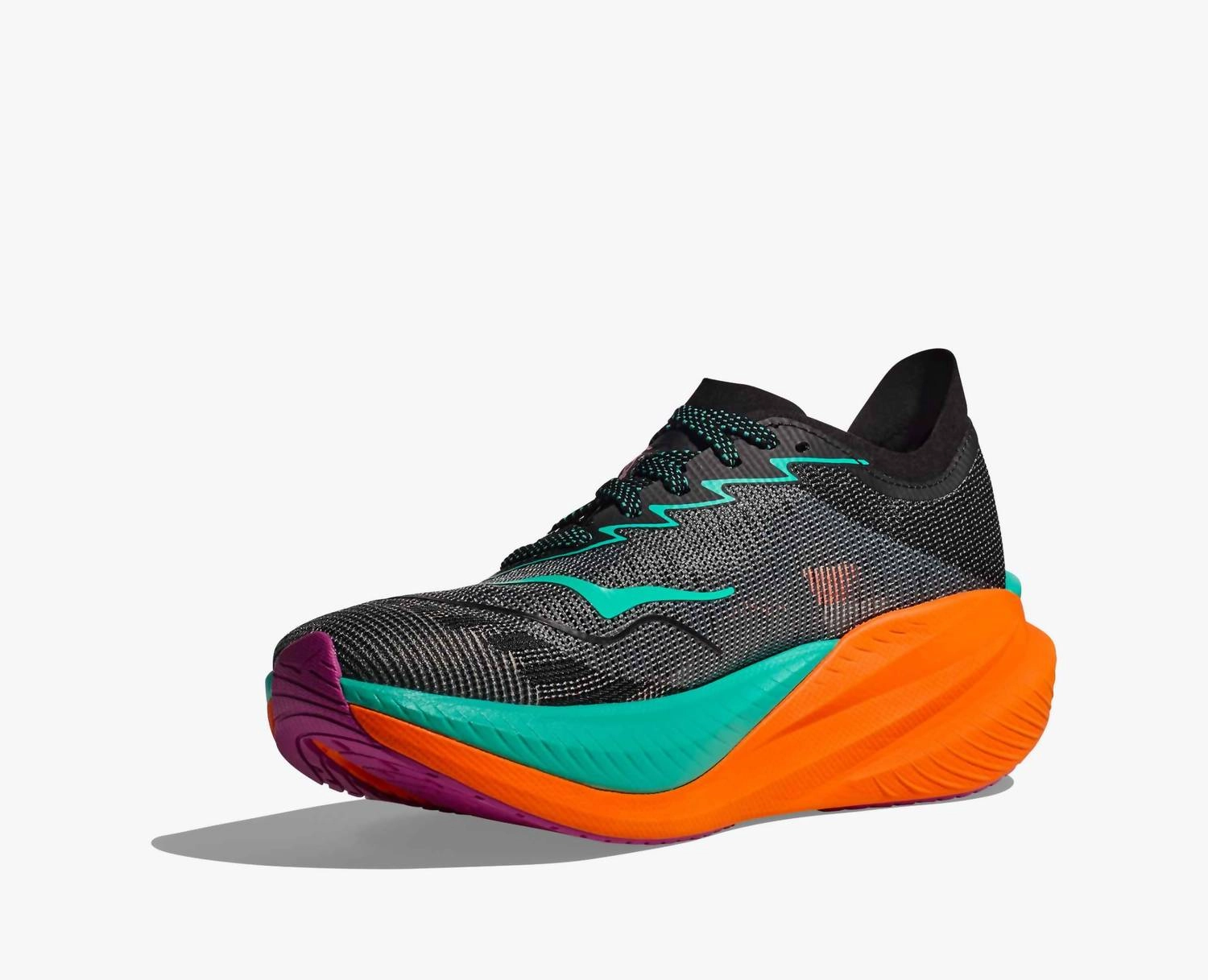Men's Mach X 2 Sneaker In Black / Electric Aqua