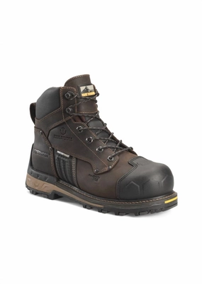 Men's Matterhorn 2.0 Composite Toe Logger Boots In Brown Cheap Mens Boots & Chukkas