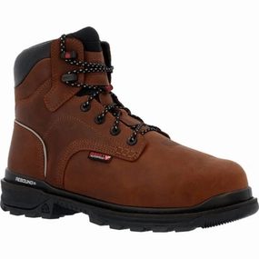 Men's Met-Guard Rams Horn Wp Crazy Horse 6" Work Boot Cheap Mens Boots & Chukkas