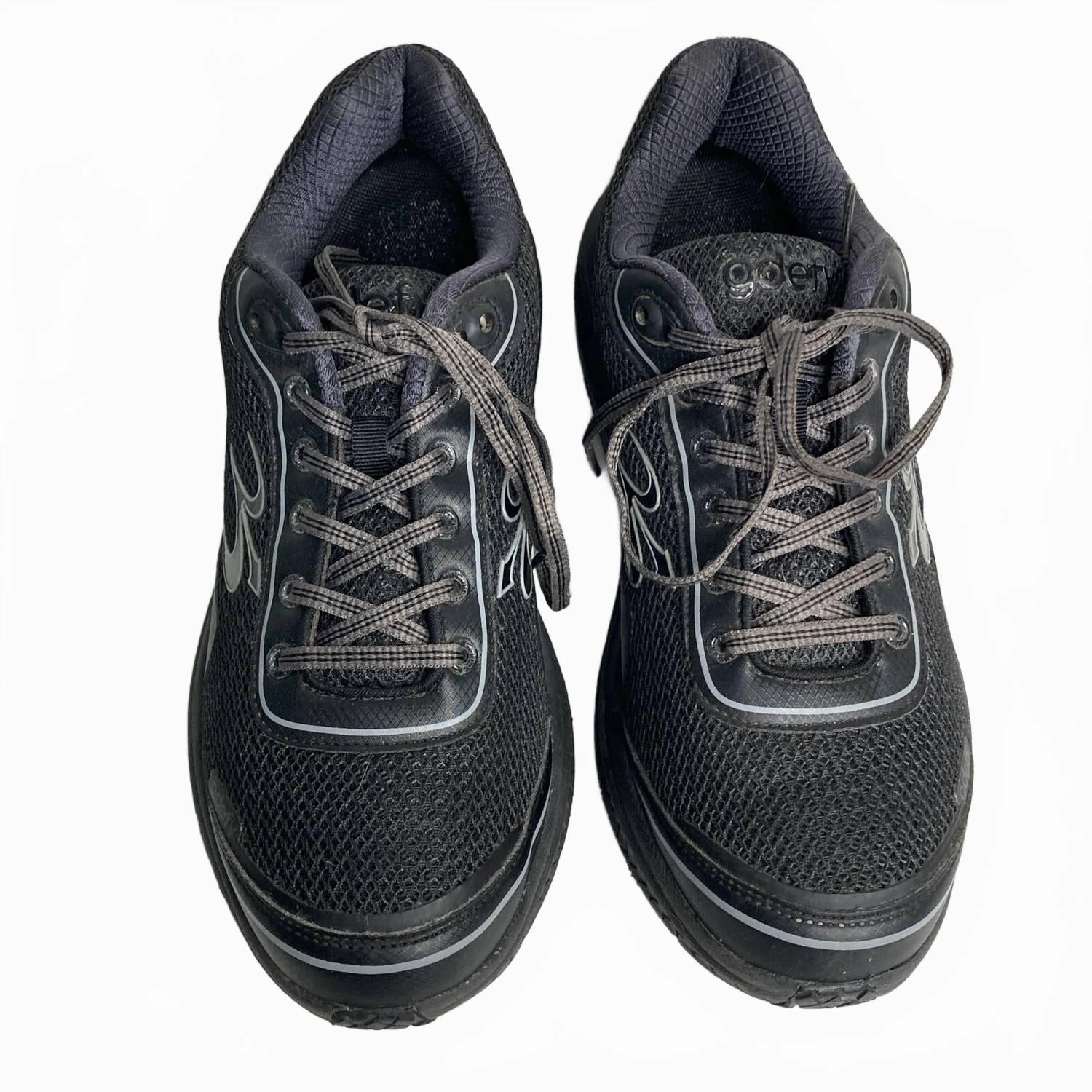Men's Mighty Walk Athletic Shoes In Black/black