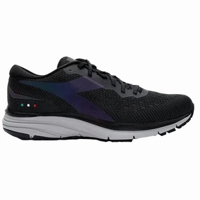 Men's Mythos Blushield Hip 6 Running Shoes- Medium Width In Black,nine Iron Cheap Mens Athletic Sneakers