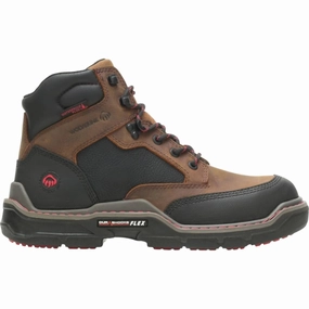 Men's Raider Durashocks Heavy Duty Carbonmax 6" Boot In Brown Cheap Mens Boots & Chukkas